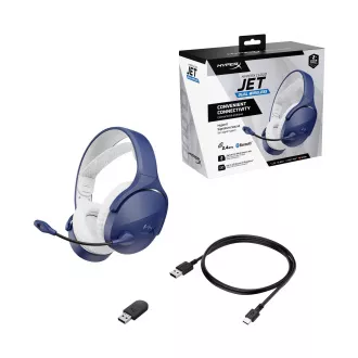 HyperX Cloud Jet Dual Wireless Gaming Headset, blau HyperX Cloud Jet Dual Wireless Gaming Headset, blau