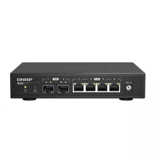 QNAP Switch QSW-2104-2S (4x2, 5GbE, 2xSFP , lüfterlos) QNAP Switch QSW-2104-2S (4x2, 5GbE, 2xSFP , lüfterlos)