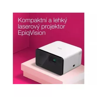 EPSON Projektor EF-21W, Full HD, Laser, 5.000.000:1, USB 2.0, HDMI, Miracast, 3,5mm Klinke, 5W Lautsprecher