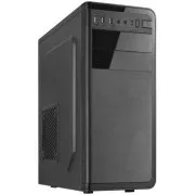 CRONO Gehäuse MT-760i Midi Tower, ohne Netzteil, schwarz