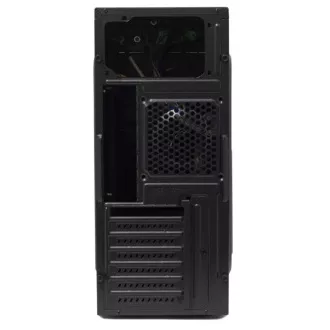 CRONO Gehäuse MT-760i Midi Tower, ohne Netzteil, schwarz