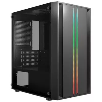 CRONO PCC-200-3 Midi-Tower-Gehäuse, ohne Netzteil, schwarz CRONO PCC-200-3 Midi-Tower-Gehäuse, ohne Netzteil, schwarz