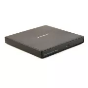 GEMBIRD externer DVD-ROM-Brenner DVD-USB-04, schwarz