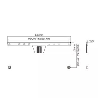 GEMBIRD TV-Halter WM-S80F-01, 37"-80" (50kg), schmal, feststehend