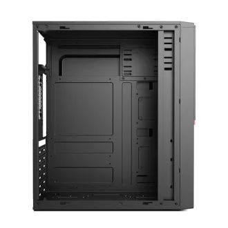 1stCOOL Gehäuse JAZZ 4, Mid-Tower, AU, 2xUSB 3.0, 2x USB 2.0, ohne Netzteil, schwarz