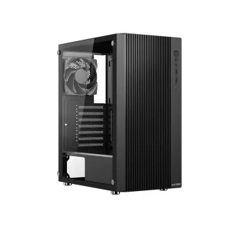 1stCOOL Gehäuse GAMER 4, Mid-Tower, AU, USB 3.0, USB-C, 2x120mm, transparentes Seitenteil, ohne Netzteil, schwarz 1stCOOL Gehäuse GAMER 4, Mid-Tower, AU, USB 3.0, USB-C, 2x120mm, transparentes Seitenteil, ohne Netzteil, schwarz