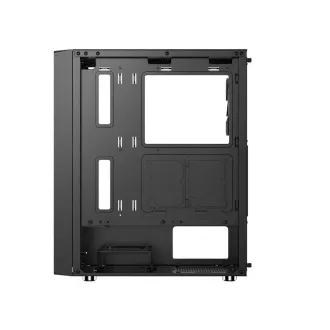 1stCOOL Gehäuse GAMER 4, Mid-Tower, AU, USB 3.0, USB-C, 2x120mm, transparentes Seitenteil, ohne Netzteil, schwarz 1stCOOL Gehäuse GAMER 4, Mid-Tower, AU, USB 3.0, USB-C, 2x120mm, transparentes Seitenteil, ohne Netzteil, schwarz