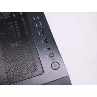 1stCOOL Gehäuse GAMER 5, Mid-Tower, AU, USB 3.0, USB-C, 2x 140 ARGB Lüfter, 1x 120 ARGB Lüfter, ohne Netzteil, schwarz 1stCOOL Gehäuse GAMER 5, Mid-Tower, AU, USB 3.0, USB-C, 2x 140 ARGB Lüfter, 1x 120 ARGB Lüfter, ohne Netzteil, schwarz