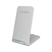 1stCOOL QI kabelloses Ladegerät H18, klappbarer Ständer, USB-C, weiß