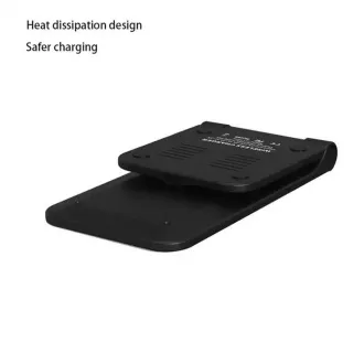 1stCOOL Wireless QI Charger H18, klappbarer Ständer, USB-C, schwarz 1stCOOL Wireless QI Charger H18, klappbarer Ständer, USB-C, schwarz
