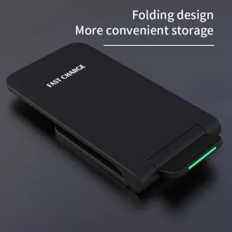 1stCOOL Wireless QI Charger H18, klappbarer Ständer, USB-C, schwarz 1stCOOL Wireless QI Charger H18, klappbarer Ständer, USB-C, schwarz