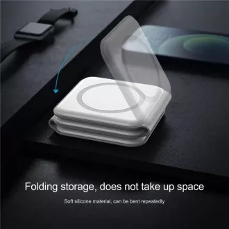 1stCOOL 3-in-1 Wireless Portable QI Ladegerät, MagSafe, USB-C, Weiß