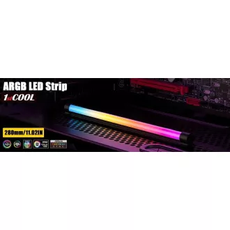 1stCOOL AURA EVO ARGB LED, SATA, 28cm, schwarz