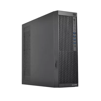 1stCOOL Gehäuse COMPACT 2, Micro Tower, AU, USB 3.0, USB-C, CR, 1x 60mm Lüfter, schwarz