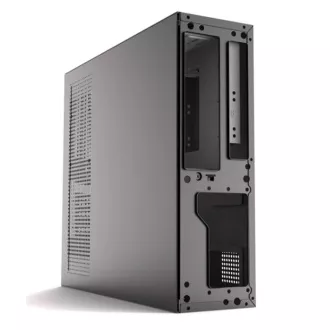 1stCOOL Gehäuse COMPACT 2, Micro Tower, AU, USB 3.0, USB-C, CR, 1x 60mm Lüfter, schwarz