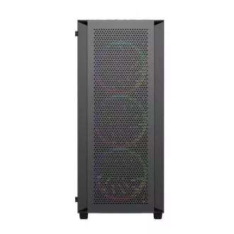 VeinX Gehäuse BR15A Mid Tower, ohne Netzteil, 2x USB3.0, 1x USB2.0, 4x 120mm ARGB Lüfter, 1x ARGB Controller, schwarz VeinX Gehäuse BR15A Mid Tower, ohne Netzteil, 2x USB3.0, 1x USB2.0, 4x 120mm ARGB Lüfter, 1x ARGB Controller, schwarz