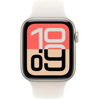 Apple Watch SE 3 GPS Cellular 40mm Starlight Aluminium Gehäuse mit Starlight Sport Band - S/M Apple Watch SE 3 GPS Cellular 40mm Starlight Aluminium Gehäuse mit Starlight Sport Band - S/M