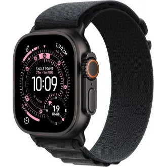 Apple Watch Ultra 3 GPS Cellular 49mm Schwarz Titan Gehäuse mit schwarzer Alpine Loop - Groß Apple Watch Ultra 3 GPS Cellular 49mm Schwarz Titan Gehäuse mit schwarzer Alpine Loop - Groß