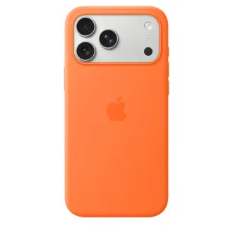 Apple iPhone 17 Pro Max Silikonhülle mit MagSafe – Orange Apple iPhone 17 Pro Max Silikonhülle mit MagSafe – Orange