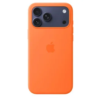 Apple iPhone 17 Pro Max Silikonhülle mit MagSafe – Orange Apple iPhone 17 Pro Max Silikonhülle mit MagSafe – Orange