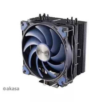 AKASA CPU-Kühler Alucia H4, Heatpipes, schwarze Kühlrippen AKASA CPU-Kühler Alucia H4, Heatpipes, schwarze Kühlrippen