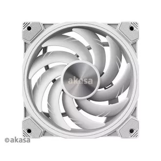 AKASA Lüfter SOHO AR, 12cm ARGB PWM Lüfter, 120x120x25mm, weiß