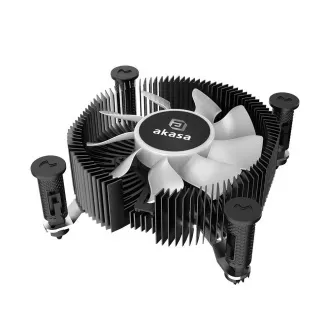 AKASA CPU-Kühler Sockel Intel LGA1700, LGA1851, aRGB, Mini-ITX, niedriger Kühlkörper AKASA CPU-Kühler Sockel Intel LGA1700, LGA1851, aRGB, Mini-ITX, niedriger Kühlkörper