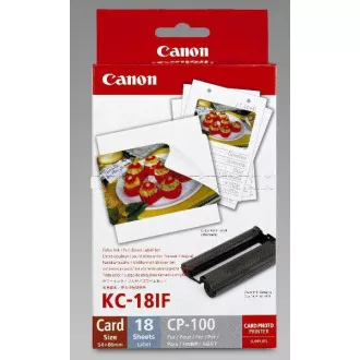 Canon KC18IF 54x86 18 Stück Thermosublimationsdrucker Aufkleber Canon KC18IF 54x86 18 Stück Thermosublimationsdrucker Aufkleber