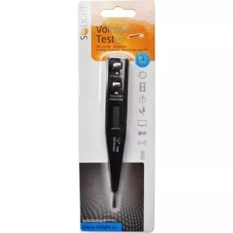Lichtprüfgerät, LCD, C Spannung: 12 - 230V