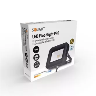 Solight LED-Strahler PRO, 10W, 920lm, 5000K, IP65 Solight LED-Strahler PRO, 10W, 920lm, 5000K, IP65