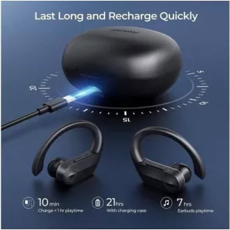 MPOW Flame Solo - Bluetooth-Sportkopfhörer, schwarz MPOW Flame Solo - Bluetooth-Sportkopfhörer, schwarz