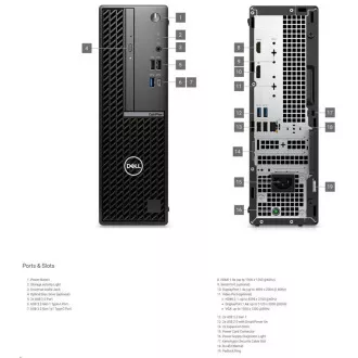 DELL PC OptiPlex 7020 SFF/180W/TPM/i3 14100/8GB/512GB SSD/Integriert/WLAN/vPro/Kb/Maus/W11 Pro/3Y PS NBD DELL PC OptiPlex 7020 SFF/180W/TPM/i3 14100/8GB/512GB SSD/Integriert/WLAN/vPro/Kb/Maus/W11 Pro/3Y PS NBD