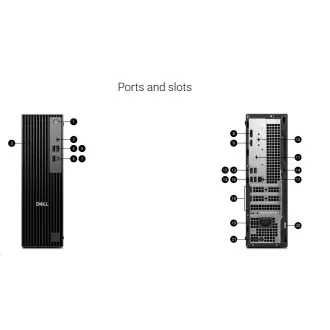 DELL PC Pro Slim QCS1250/180W/TPM/i7-14700/8GB/512GB SSD/Integriert/Kb/Maus/W11 Pro/3Y PS NBD