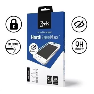 3mk Hartglas HardGlass MAX Privacy für Apple iPhone 11 Pro Max, schwarz 3mk Hartglas HardGlass MAX Privacy für Apple iPhone 11 Pro Max, schwarz