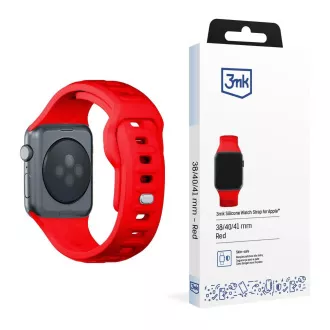 3mk Uhrenarmband für Apple 38/40/41 mm Rot