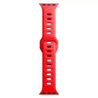 3mk Uhrenarmband für Apple 38/40/41 mm Rot