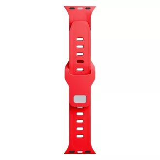 3mk Uhrenarmband für Apple 38/40/41 mm Rot