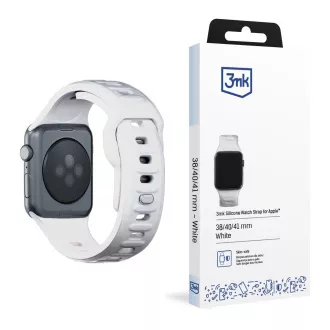 3mk Uhrenarmband für Apple 38/40/41 mm Weiß