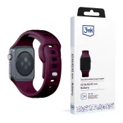 3mk Uhrenarmband für Apple 42/44/45/49 mm Mulberry
