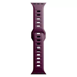 3mk Uhrenarmband für Apple 42/44/45/49 mm Mulberry
