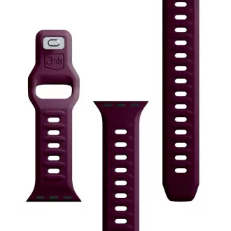 3mk Uhrenarmband für Apple 42/44/45/49 mm Mulberry