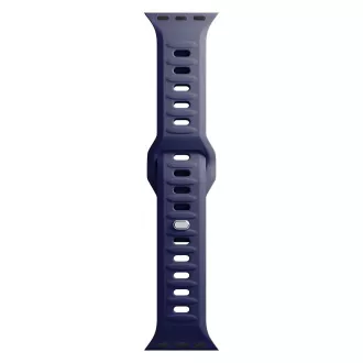 3mk Uhrenarmband für Apple 42/44/45/49 mm Ozeanblau