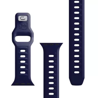 3mk Uhrenarmband für Apple 42/44/45/49 mm Ozeanblau