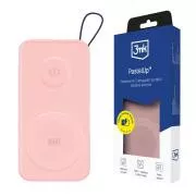 3mk PastelUp Powerbank 10, 000mAh 22.5W USB 1A1C - Rosa