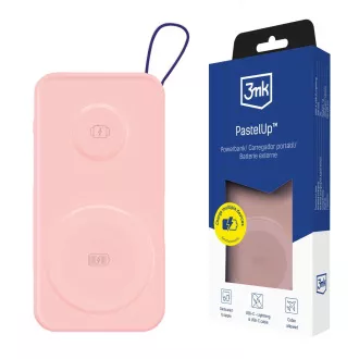 3mk PastelUp Powerbank 10, 000mAh 22.5W USB 1A1C - Rosa