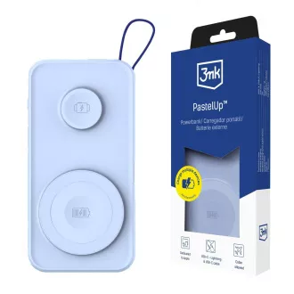 3mk PastelUp Powerbank 10, 000mAh 22.5W USB 1A1C - Blau