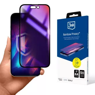 3mk Regenbogen Datenschutz für Apple iPhone 15 Pro Max