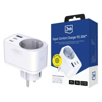 3mk Netzladegerät Comfort Charger GaN 30W, weiß 3mk Netzladegerät Comfort Charger GaN 30W, weiß