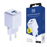 3mk Hyper GaN Ladegerät 20W, weiß