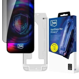3mk Hartglas „HardGlass Max Privacy FrameFit“ für das Apple iPhone 17 Pro 3mk Hartglas „HardGlass Max Privacy FrameFit“ für das Apple iPhone 17 Pro